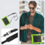 Case2Go - Hoes geschikt voor Samsung Galaxy Tab A9 Plus (2023) - Strap B Case - Groen