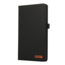 Case2go - Tablet hoes geschikt voor Samsung Galaxy Tab A9 - Bookcase van spijkerstof met pasjeshouder - Zwart
