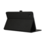 Case2go - Tablet hoes geschikt voor Samsung Galaxy Tab A9 - Bookcase van spijkerstof met pasjeshouder - Zwart