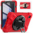 Case2Go- Tablet Hoes geschikt voor Samsung Galaxy Tab A9 (2023) - Hand Strap Heavy Armor Case - Rood