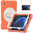 Case2Go- Tablet Hoes geschikt voor Samsung Galaxy Tab A9 (2023) - Hand Strap Heavy Armor Case - Oranje
