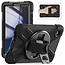 Case2Go- Tablet Hoes geschikt voor Samsung Galaxy Tab A9 (2023) - Hand Strap Heavy Armor Case - Zwart