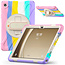Case2Go- Tablet Hoes geschikt voor Samsung Galaxy Tab A9 Plus (2023) - Hand Strap Heavy Armor Case - Unicorn