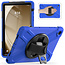 Case2go Case2Go- Tablet Hoes geschikt voor Samsung Galaxy Tab A9 Plus (2023) - Hand Strap Heavy Armor Case - Blauw