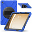 Case2Go- Tablet Hoes geschikt voor Samsung Galaxy Tab A9 Plus (2023) - Hand Strap Heavy Armor Case - Blauw