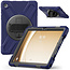 Case2Go- Tablet Hoes geschikt voor Samsung Galaxy Tab A9 Plus (2023) - Hand Strap Heavy Armor Case - Marineblauw