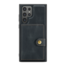 CaseMe - Telefoonhoesje geschikt voor Samsung Galaxy S24 Ultra - Back Cover - Met Magnetische Pasjeshouder - Zwart