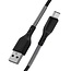Forcell - USB naar USB-C - Universele lader geschikt voor USB-C apparaten - 1 Meter - 24W - Zwart
