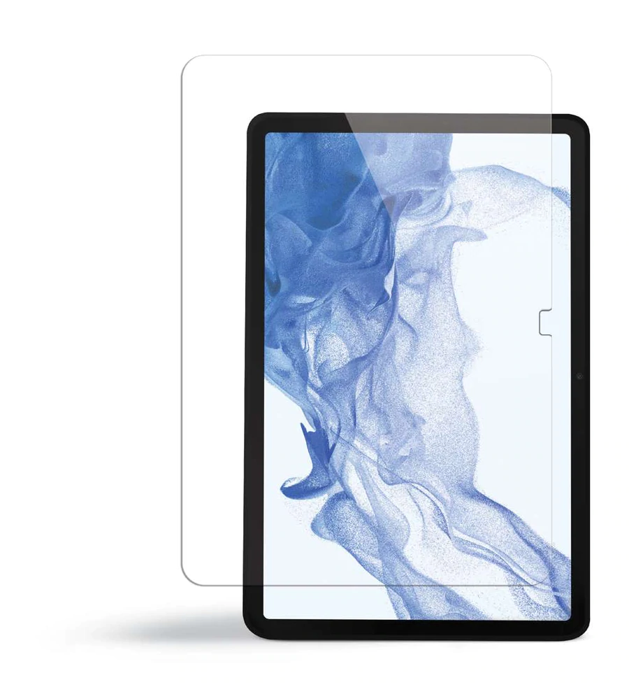 Case2go - Screenprotector geschikt voor Samsung Galaxy Tab S8 (2022) - Tempered Glass Screenprotector - Case Friendly - Transparant afbeelding