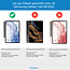 Case2go - Screenprotector geschikt voor Samsung Galaxy Tab S8 (2022) - Tempered Glass Screenprotector - Case Friendly - Transparant