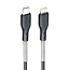 Forcell - USB-C naar Lightning - Universele lader geschikt voor Lighting en USB-C - 1 Meter - 27W - Zwart