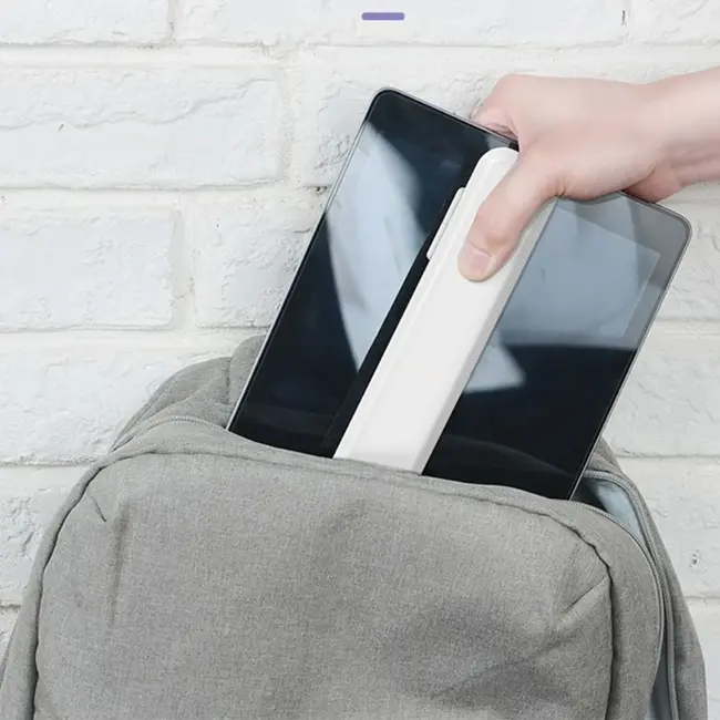 Case2go - Pencil Case geschikt voor Apple pencil 1 en 2 - Apple Pencil Case - Paars/Wit