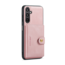 CaseMe - Telefoonhoesje geschikt voor Samsung Galaxy A15 - Back Cover - Met Magnetische Pasjeshouder - Roze