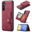 CaseMe CaseMe - Telefoonhoesje geschikt voor Samsung Galaxy A15 - Back Cover - Met Magnetische Pasjeshouder - Rood