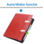 Case2go - Hoes geschikt voor Lenovo Tab M11 -  TB-330FU (2024) - Ultimate Business Book Case  - 11 Inch - Rood