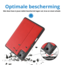 Case2go - Hoes geschikt voor Lenovo Tab M11 -  TB-330FU (2024) - Ultimate Business Book Case  - 11 Inch - Rood