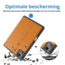 Case2go - Hoes geschikt voor Lenovo Tab M11 -  TB-330FU (2024) - Ultimate Business Book Case  - 11 Inch - Licht Bruin