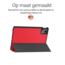 Hoozey - Tablet hoes geschikt voor Lenovo Tab M11 - 11 inch - Tablet hoes - Sleep Cover - Rood