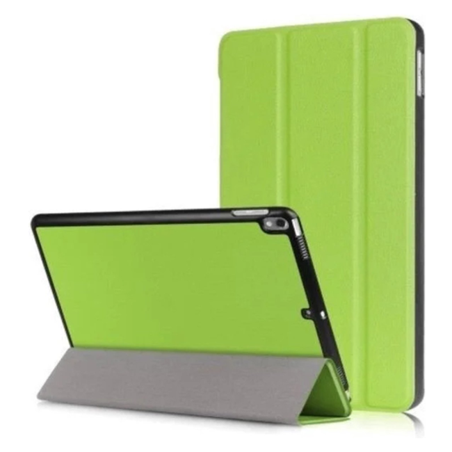 Tablet hoes geschikt voor iPad 2021 / 2020 / 2019 Hoes met Apple Pencil Houder en Auto Sleep/Wake functie - Tri-Fold book Case - 10.2 inch - Licht Groen