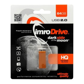 Imro - Usb stick - Flash drive - Usb 2.0 - High Speed - 64 GB - Oranje