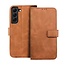 Case2go - Book Case geschikt voor Samsung Galaxy A33 5G - Portemonnee Hoesje - Bruin