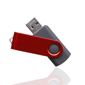 Imro Imro - USB Geheugenstick - Axis - USB 2.0 - 32 GB - Zwart/Rood