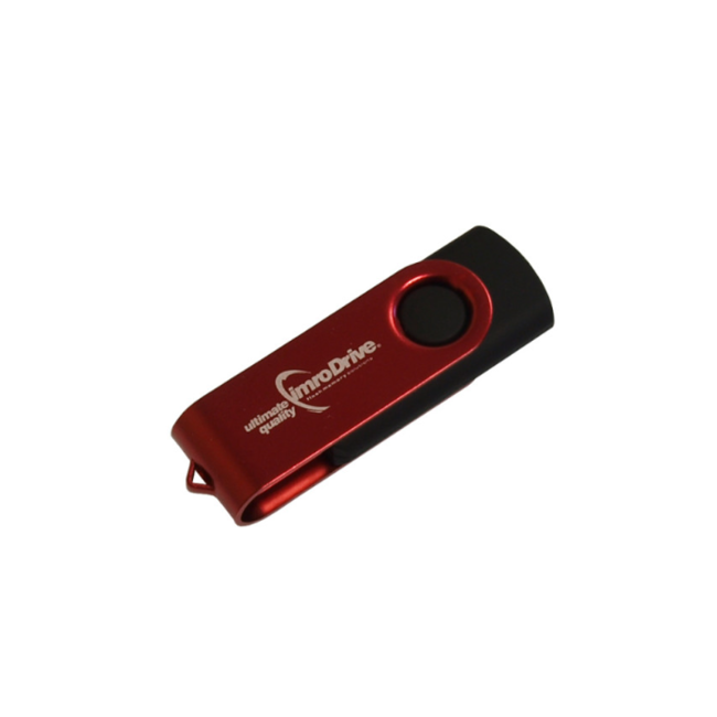 Imro - USB Geheugenstick - Axis - USB 2.0 - 32 GB - Zwart/Rood