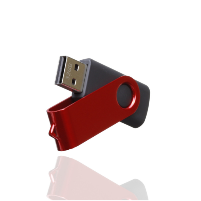 Imro - USB Geheugenstick - Axis - USB 2.0 - 32 GB - Zwart/Rood