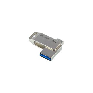 GoodRam GoodRam - OTG Flash Drive - ODA3 - USB-A en USB-C - 32 GB - Zilver