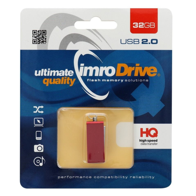 Imro - USB Stick 2.0 - 32 GB - Rood