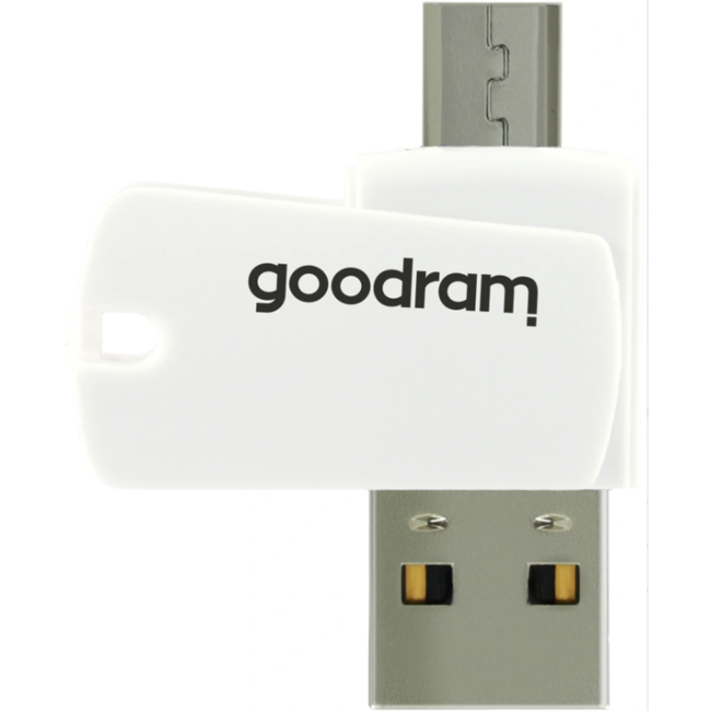 GoodRam - All in One Kaartlezer - Micro SD - M1A4 - Met Adapter - USB-A - 128 GB