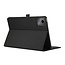 Case2go - Tablet Hoes geschikt voor Lenovo Tab M11 - Cloth Pattern - Book Case - 11 inch - Zwart