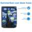 Case2go - E-reader Hoes geschikt voor PocketBook Verse / Pro - Sleepcover - Auto/Wake functie - Magnetische sluiting - Sterrenhemel