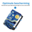 Case2go - E-reader Hoes geschikt voor PocketBook Verse / Pro - Sleepcover - Auto/Wake functie - Magnetische sluiting - Sterrenhemel