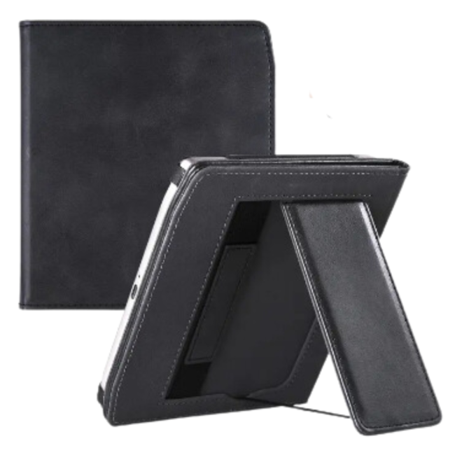 Case2go - E-reader hoes geschikt voor Pocketbook Era - Sleepcover - Auto/Wake functie - Met handstrap - Zwart