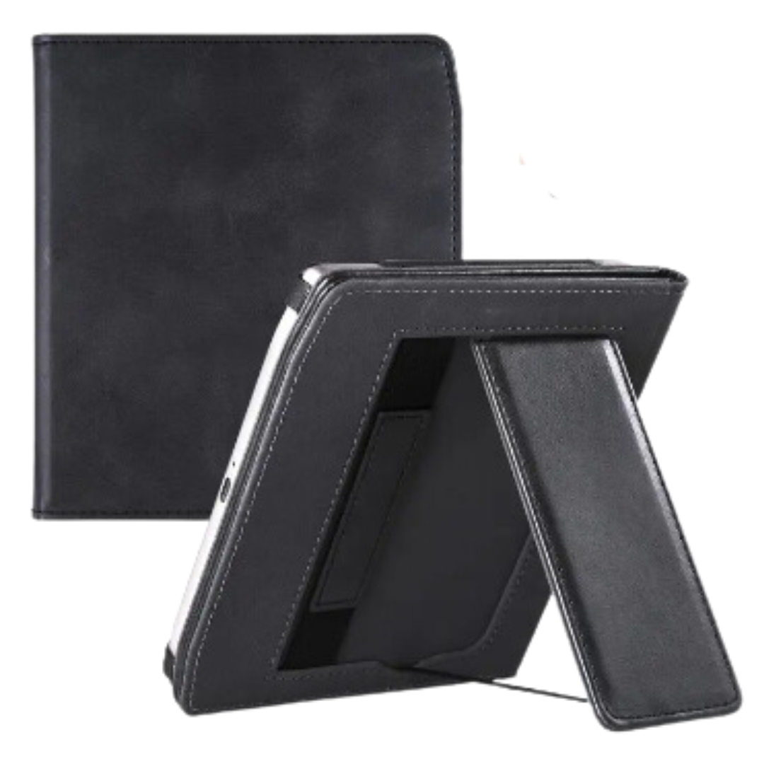 Case2go - E-reader hoes geschikt voor Pocketbook Era - Sleepcover - Auto/Wake functie - Met handstrap - Zwart afbeelding