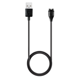 Case2go Oplaadkabel geschikt voor Garmin Instinct / Forerunner / Fenix  / Vivoactive kabel - USB kabel - 1.0 meter - Zwart