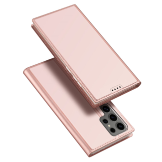Dux Ducis Dux Ducis - Telefoon Hoesje geschikt voor de Samsung Galaxy S24 Ultra - Skin Pro Book Case - Roze