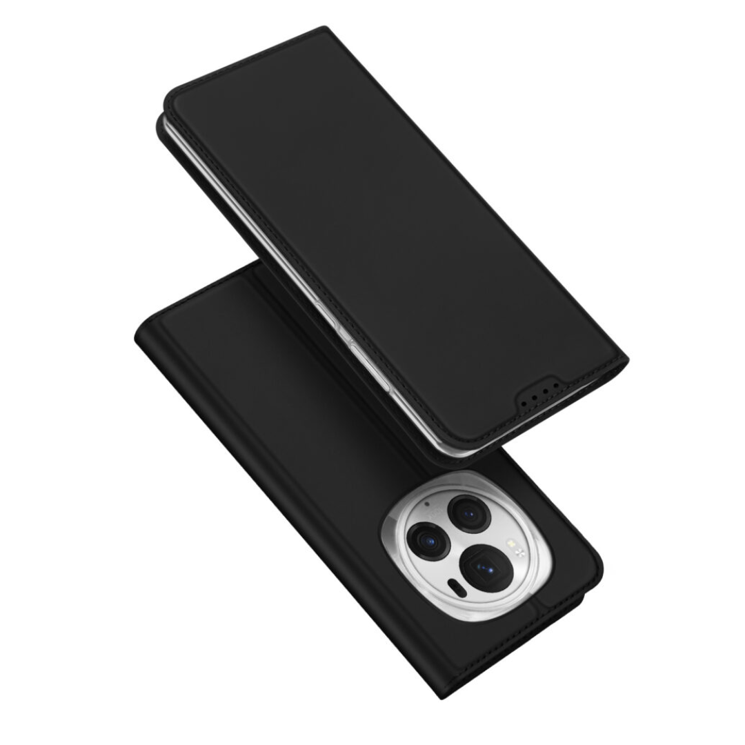 Dux Ducis - Telefoon Hoesje geschikt voor de Honor Magic 6 Pro - Skin Pro Book Case - Zwart afbeelding