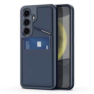 Dux Ducis Dux Ducis - Telefoon Hoesje geschikt voor de Samsung Galaxy S24 - Rafi Mag Series - Back Cover - Donker Blauw