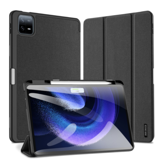 Dux Ducis Dux Ducis - Tablet hoes geschikt voor Xiaomi Pad 6 / Pad 6 Pro - Domo Tri-fold Case - Auto Wake/Sleep functie - Met Pen Houder - Zwart