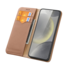 Dux Ducis - Telefoon Hoesje geschikt voor de Samsung Galaxy S24 Plus - Hivo Series - Book Case - Bruin