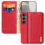Dux Ducis - Telefoon Hoesje geschikt voor de Samsung Galaxy S24 Plus - Hivo Series - Book Case - Rood