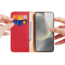 Dux Ducis - Telefoon Hoesje geschikt voor de Samsung Galaxy S24 Plus - Hivo Series - Book Case - Rood