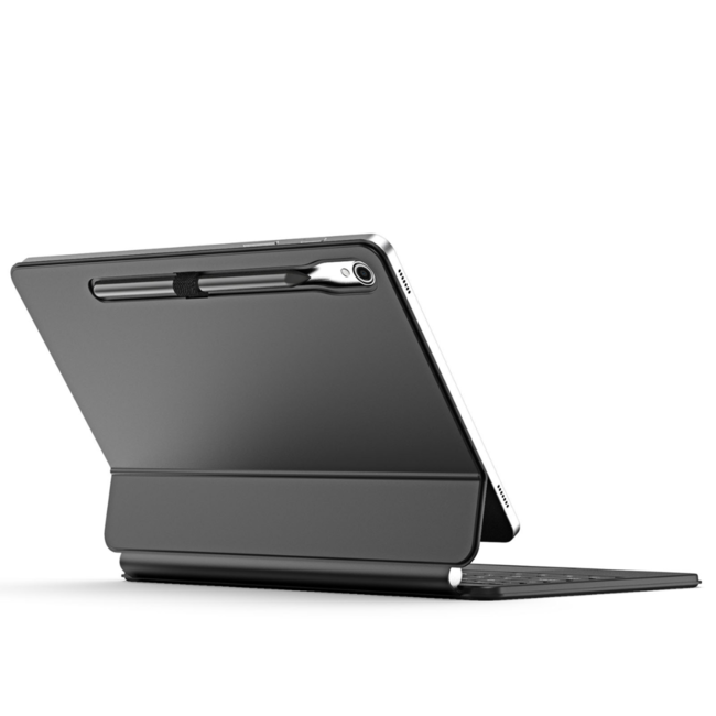 Dux Ducis - Toetsenbord hoes geschikt voor Samsung Galaxy Tab S9/S8/S7 (2023/2022/2020) - QWERTY - Tablet toetsenbord met touchpad en Toetsenbordverlichting - Zwart