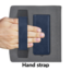 Case2go - E-reader hoes geschikt voor Pocketbook Era - Sleepcover - Auto/Wake functie - Met handstrap - Donker Blauw