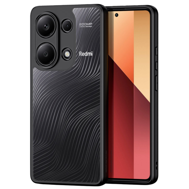 Dux Ducis - Telefoon hoesje geschikt voor de Xiaomi Redmi Note 13 Pro 4G - Back Cover - Aimo Series - Zwart