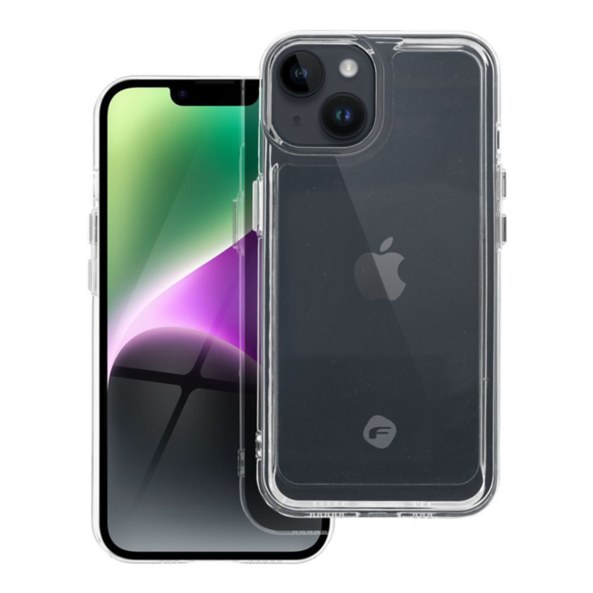 FORCELL - Hoesje geschikt voor Apple iPhone 14 Plus - Clear Case - Transparant