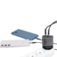 Forcell - Adapter - met USB C en USB A aansluitingen - 4A 45W - Quick Charge 4.0 - Grijs