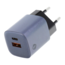 Forcell - Adapter - met USB C en USB A aansluitingen - 3A 33W - Quick Charge 4.0 - Grijs